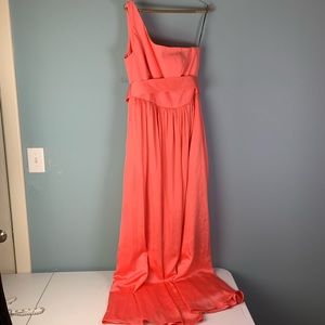 White by Very Wang 1-Shoulder Bridesmaid Sz10